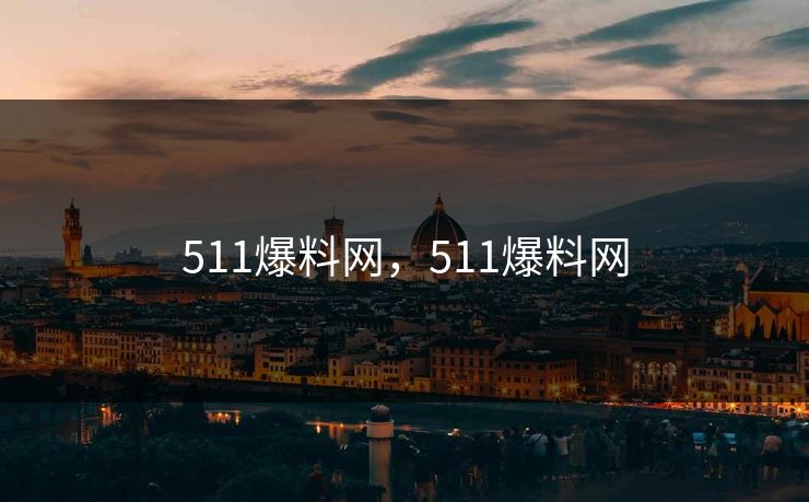 511爆料网，511爆料网